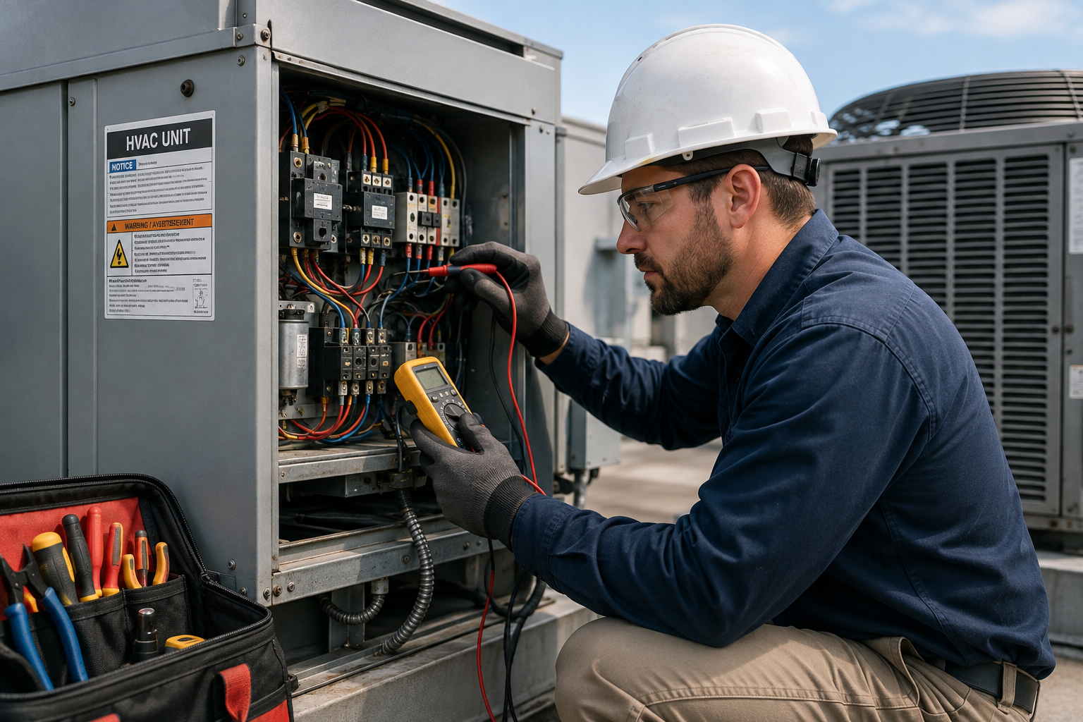 Commercial HVAC electrical repairs