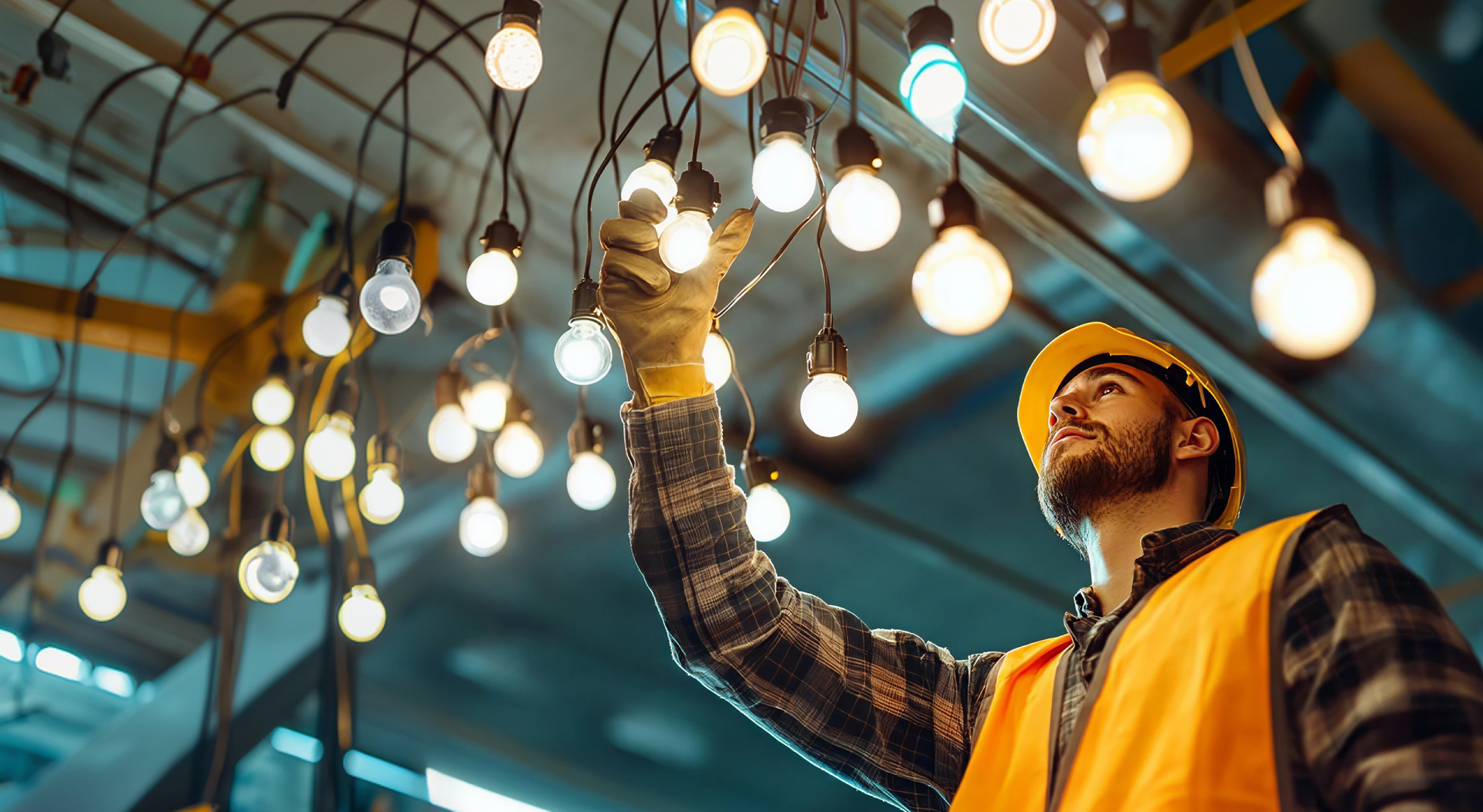 Commercial lighting installation